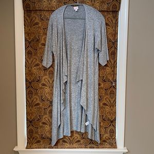 Gently used, stretchy grey LulaRoe Shirley